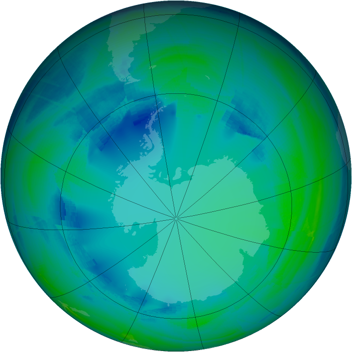 Ozone Map 2008-08-01